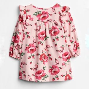 GAP Floral Ruffle Print Dress